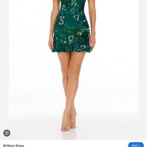 Dress The Population Brittany sequin cocktail mini dress